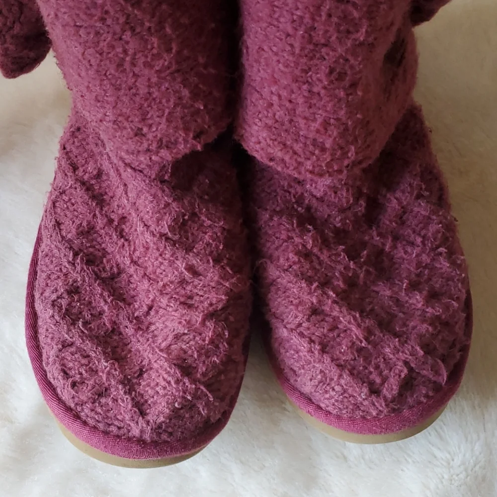 Authentic Ugg Knit Boots Size 6 - Picture 6 of 9